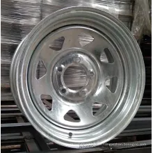 Borde de la rueda del remolque de la rueda de acero galvanizante